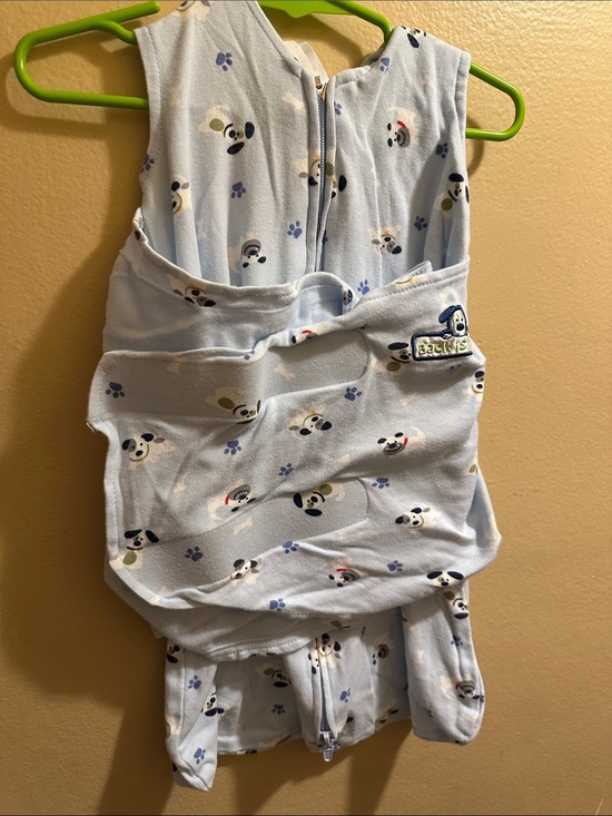 Halo Other - Halo Light Blue Puppy Print Sleep Sack Pajamas